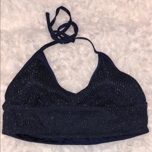 Aerie Halter Unlined Sparkly Bralette